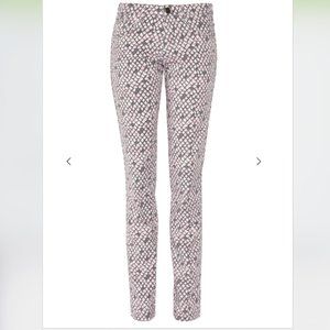 See By Chloe Pink Snake Print Jeans